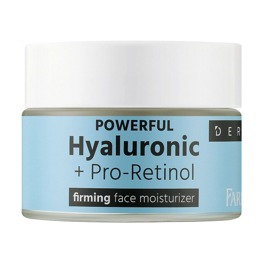 

Зміцнювально-зволожувальний крем для обличчя Farmona Dermiss Powerful Face Moisturizer з гіалуроновою кислотою та ретинолом, 50 мл