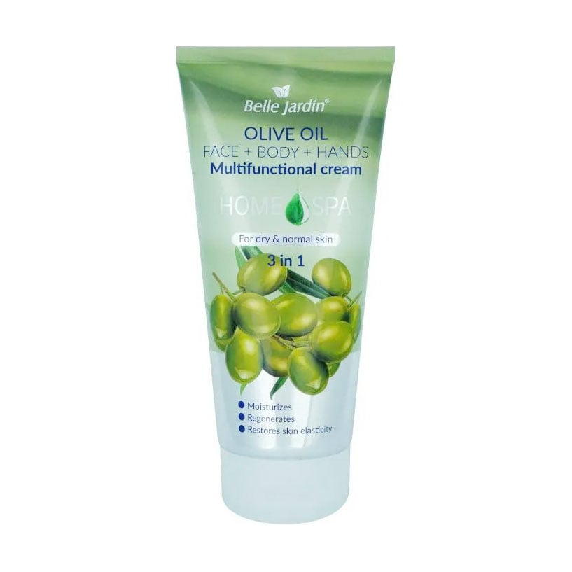 

Зволожувальний крем для обличчя та тіла Belle Jardin Home Spa Olive Oil, 200 мл
