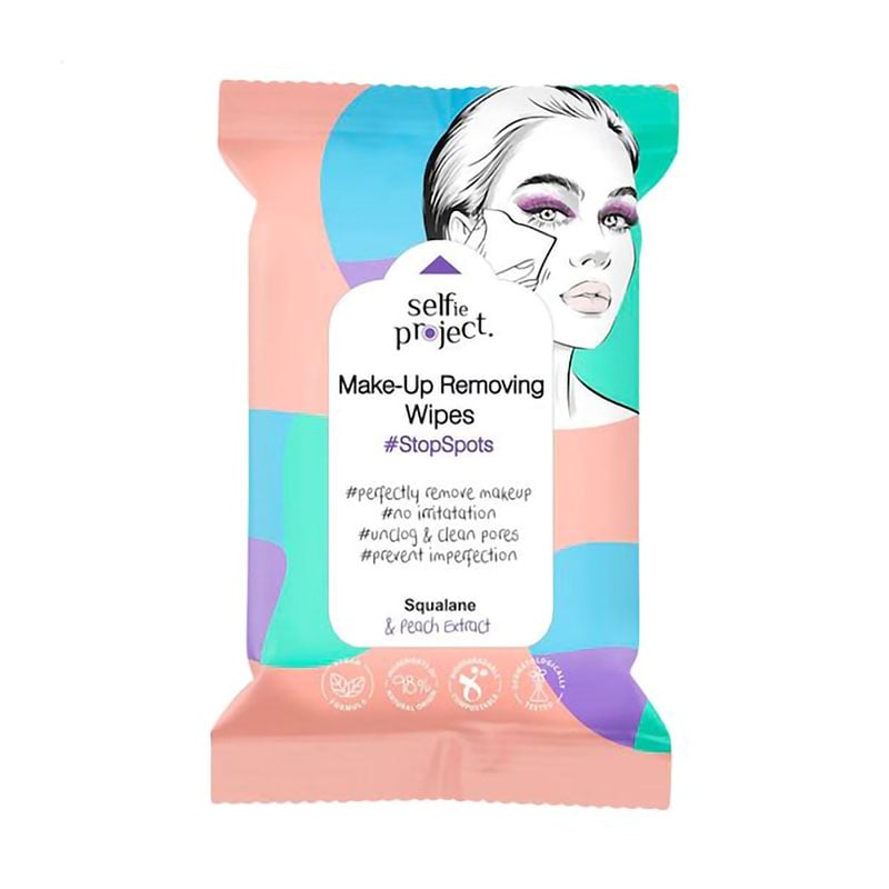 

Серветки для зняття макіяжу Selfie Project StopSpots Make-Up Removing Wipes, 25 шт