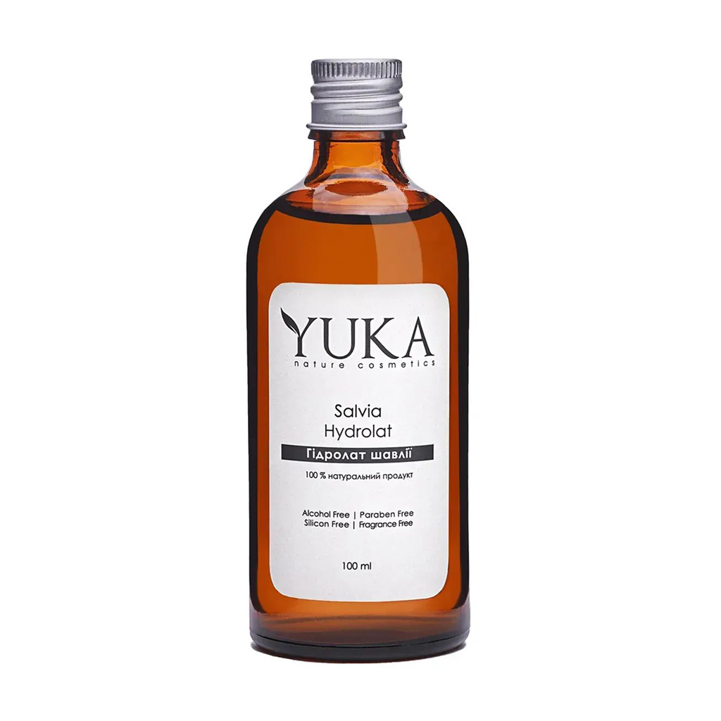 

Уцінка! Гідролат для обличчя, тіла та волосся Yuka Шавлія, 100 мл