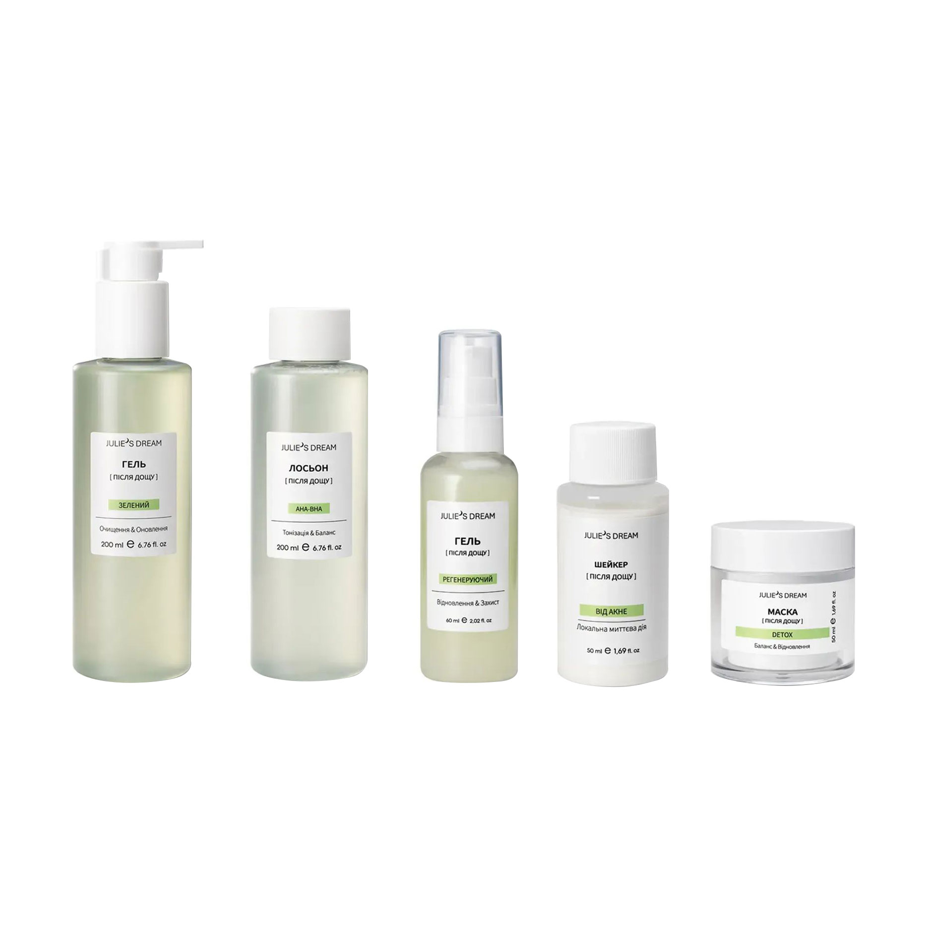 

Набір для обличчя Julie's Dream Acne Control (гель, 200 мл + лосьон, 200 мл + гель, 60 мл + шейкер, 50 мл + маска, 50 мл + косметичка, 1 шт)