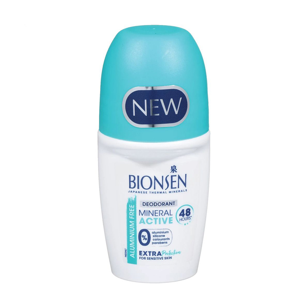 

Кульковий дезодорант Bionsen Mineral Active Deodorant 48H унісекс, 50 мл