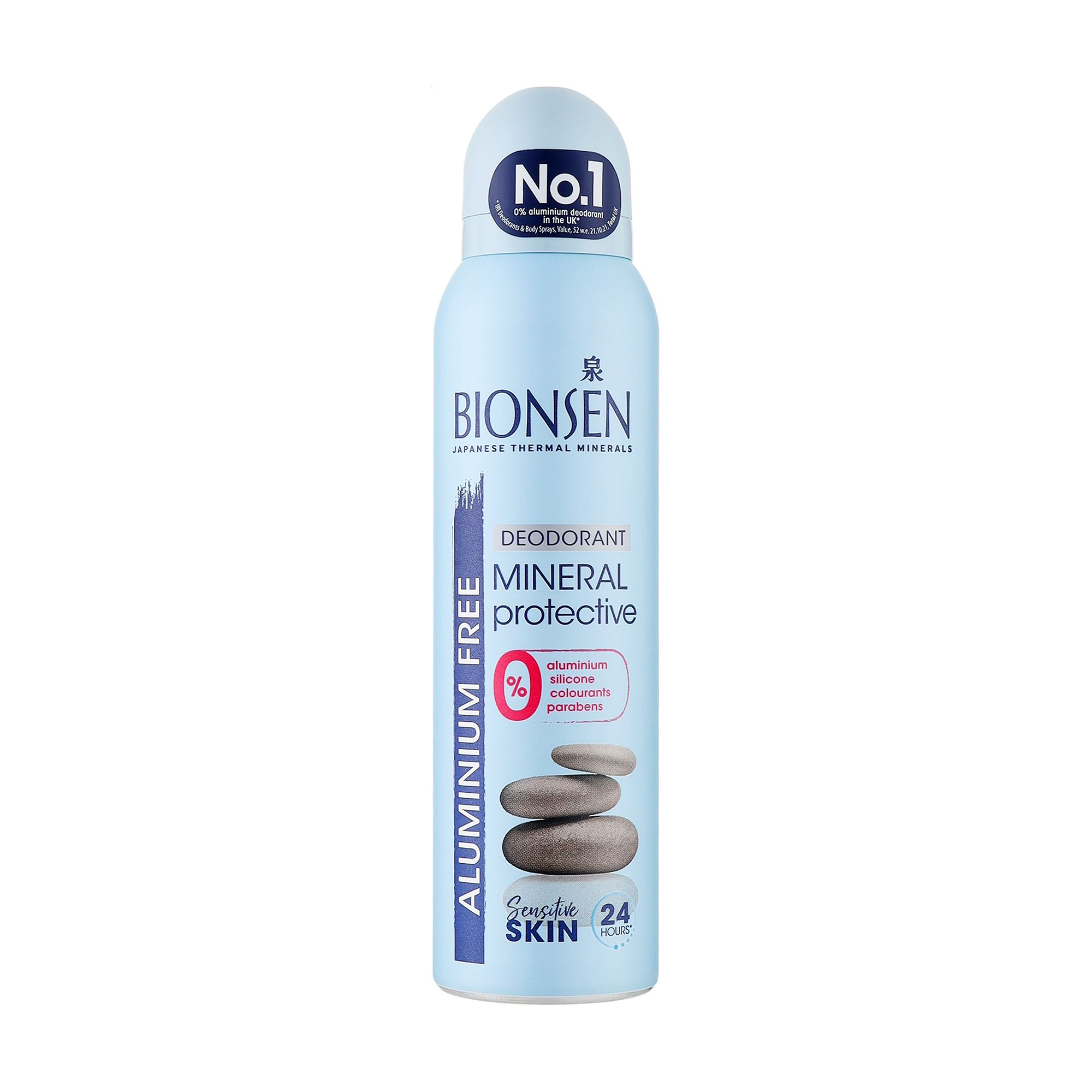

Дезодорант-спрей Bionsen Mineral Protective Deodorant 24H унісекс, 150 мл