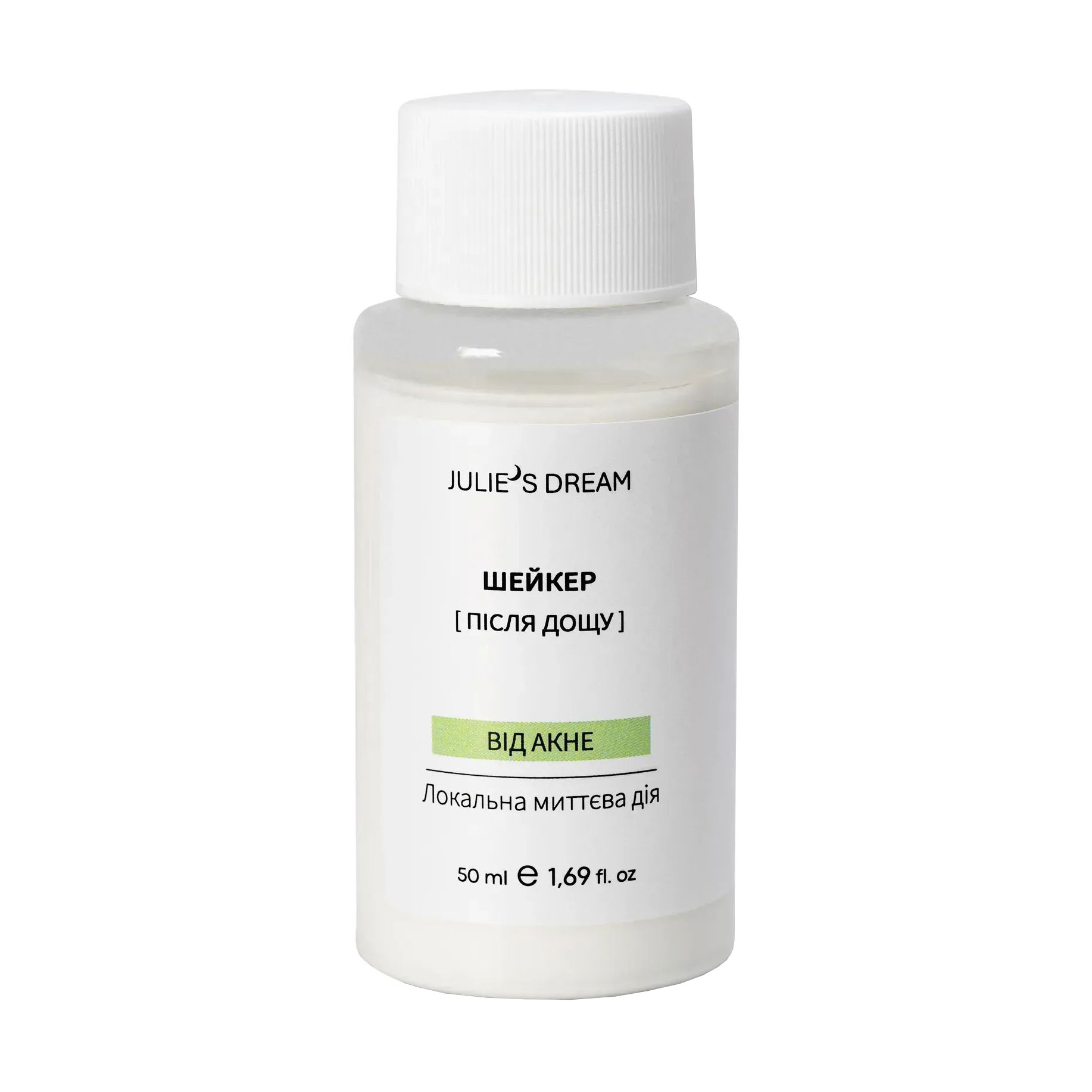 

Шейкер для обличчя Julie's Dream Після дощу, локальної миттєвої дії, проти акне, 50 мл