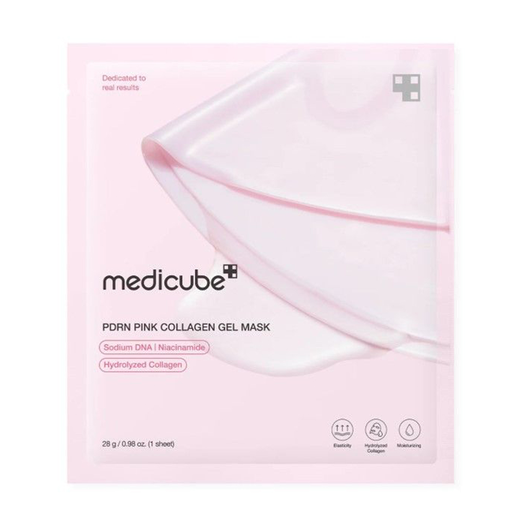 

Гідрогелева маска для обличчя Medicube PDRN Pink Collagen Gel Mask з колагеном, 28 г