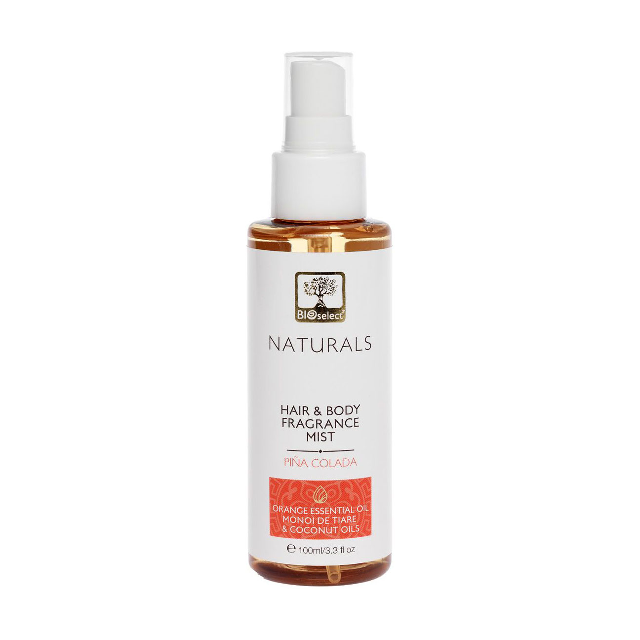 

Парфумований міст для волосся та тіла BIOselect Naturals Hair & Body Fragrance Mist Піна колада, 100 мл