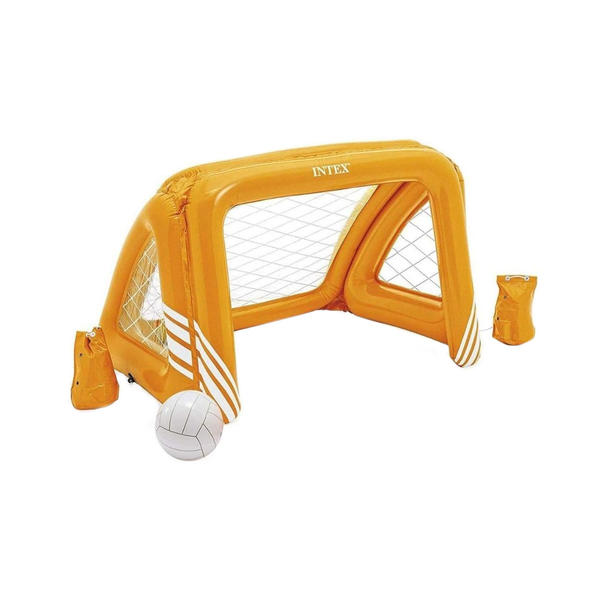 

Ігровий набір для футболу Intex помаранчевий, від 6 років, 124*84*76 см (ворота + м'яч) (58507)