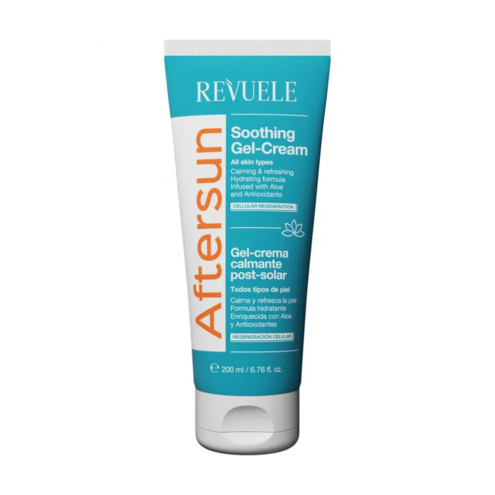 

Заспокійливий гель-крем після засмаги для тіла Revuele Aftersun Soothing Gel-Cream для всіх типів шкіри, 200 мл