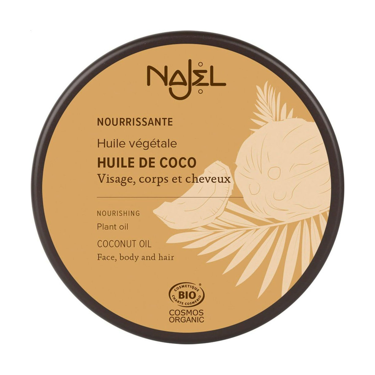 

Уцінка! Масло для тіла, обличчя та волосся Najel Nourishing Coconut Oil Face, Body And Hair, 100 г