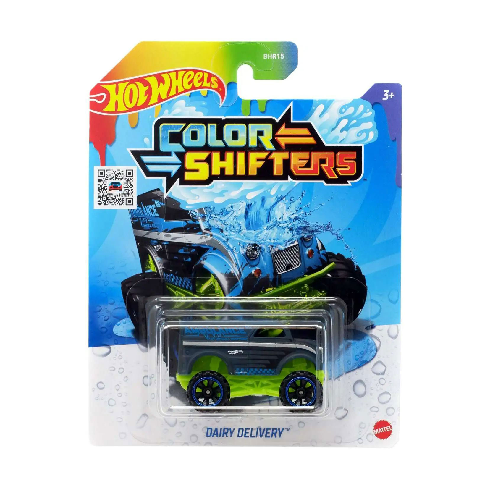 

Машинка Hot Wheels Dairy Delivery Зміни колір, чорна, від 3 років (BHR15)