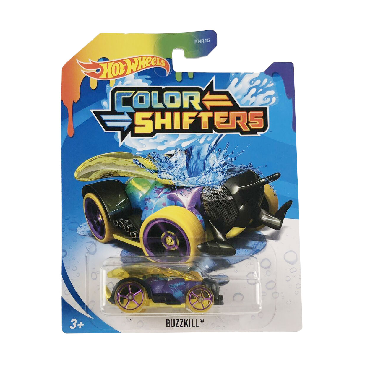 

Машинка Hot Wheels Buzzkill Зміни колір, чорна, від 3 років (BHR15)