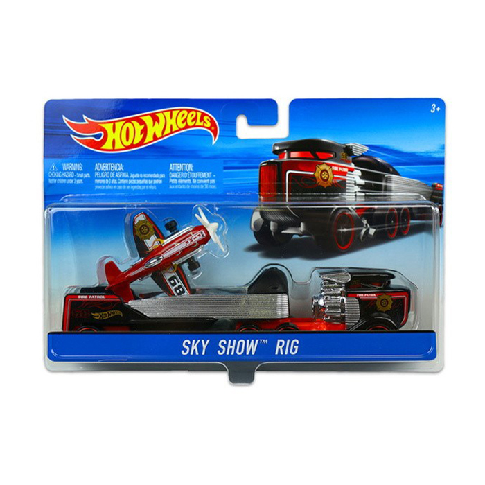 

Машина далекобійника Hot Wheels Sky Show Rig, червона, від 3 років, 24*16.5*6 см (BDW51)