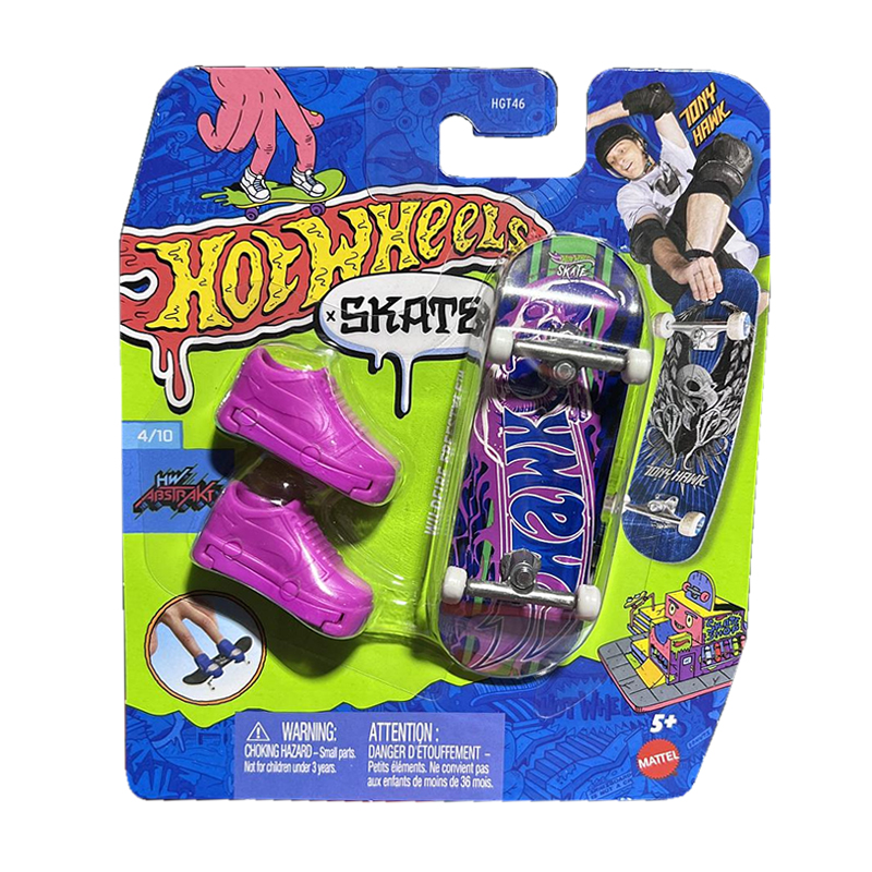 

Ігровий набір Hot Wheels Скейт та взуття для пальчиків, Wildfire Freestyle, темно-рожевий, від 5 років (HGT46)