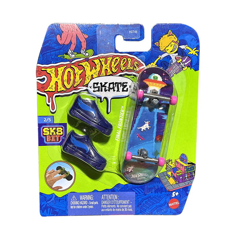 

Ігровий набір Hot Wheels Скейт та взуття для пальчиків, Final Frontier, темно-синій, від 5 років (HGT46)