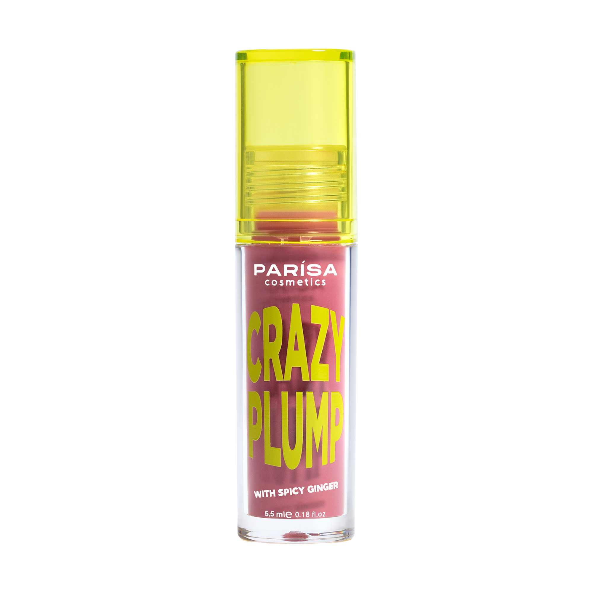 

Блиск-плампер для губ Parisa Cosmetics Crazy Plump Lipgloss 103 Fashion Pink, 5.5 мл