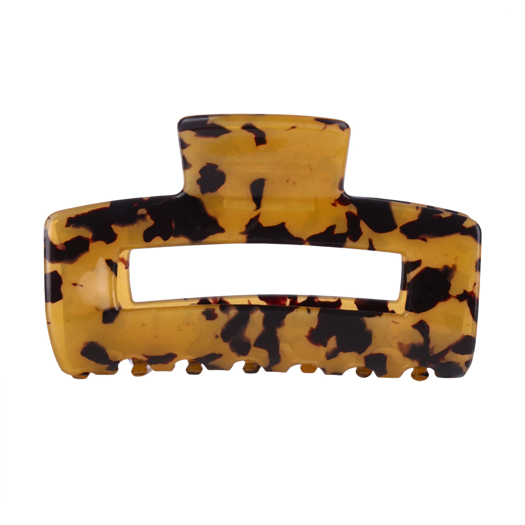 

Заколка-краб для волосся Tito Beauty Oliviya тигрова, жовта, 1 шт