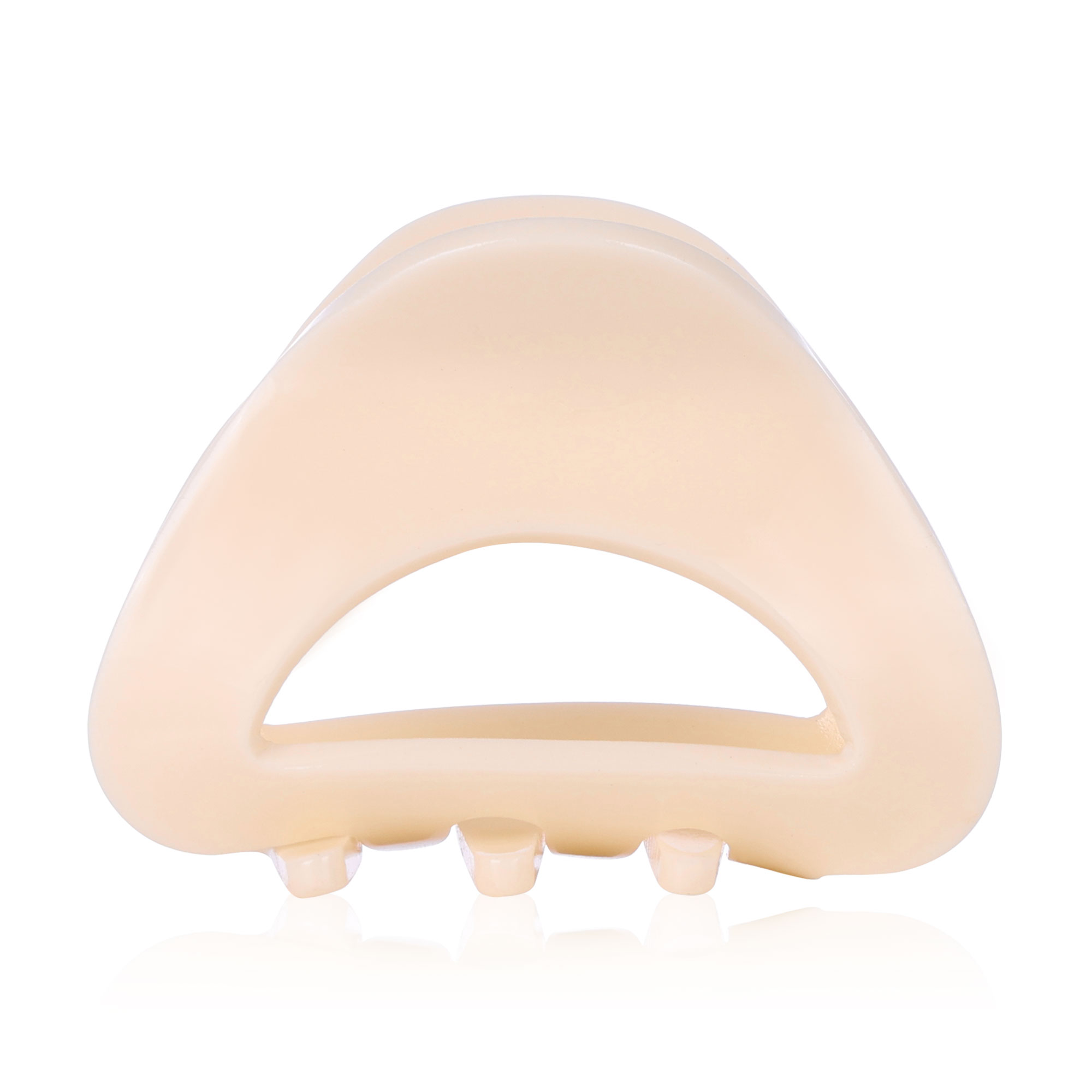 

Заколка-краб для волосся Tito Beauty Miya молочна, 1 шт