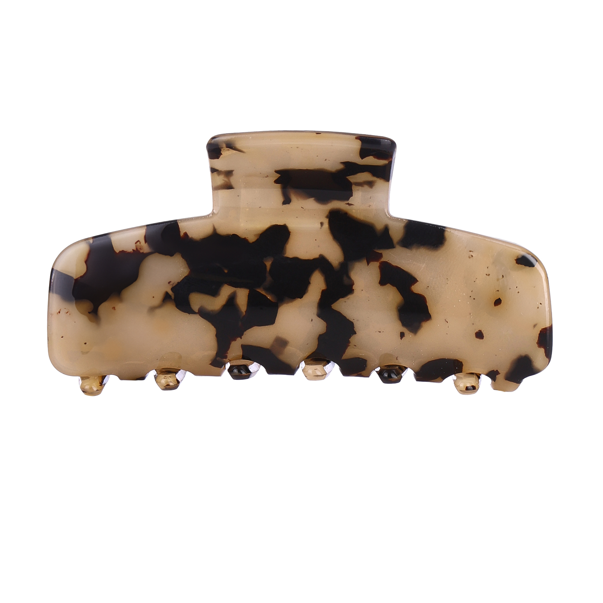 

Заколка-краб для волосся Tito Beauty світло-жовта, 1 шт