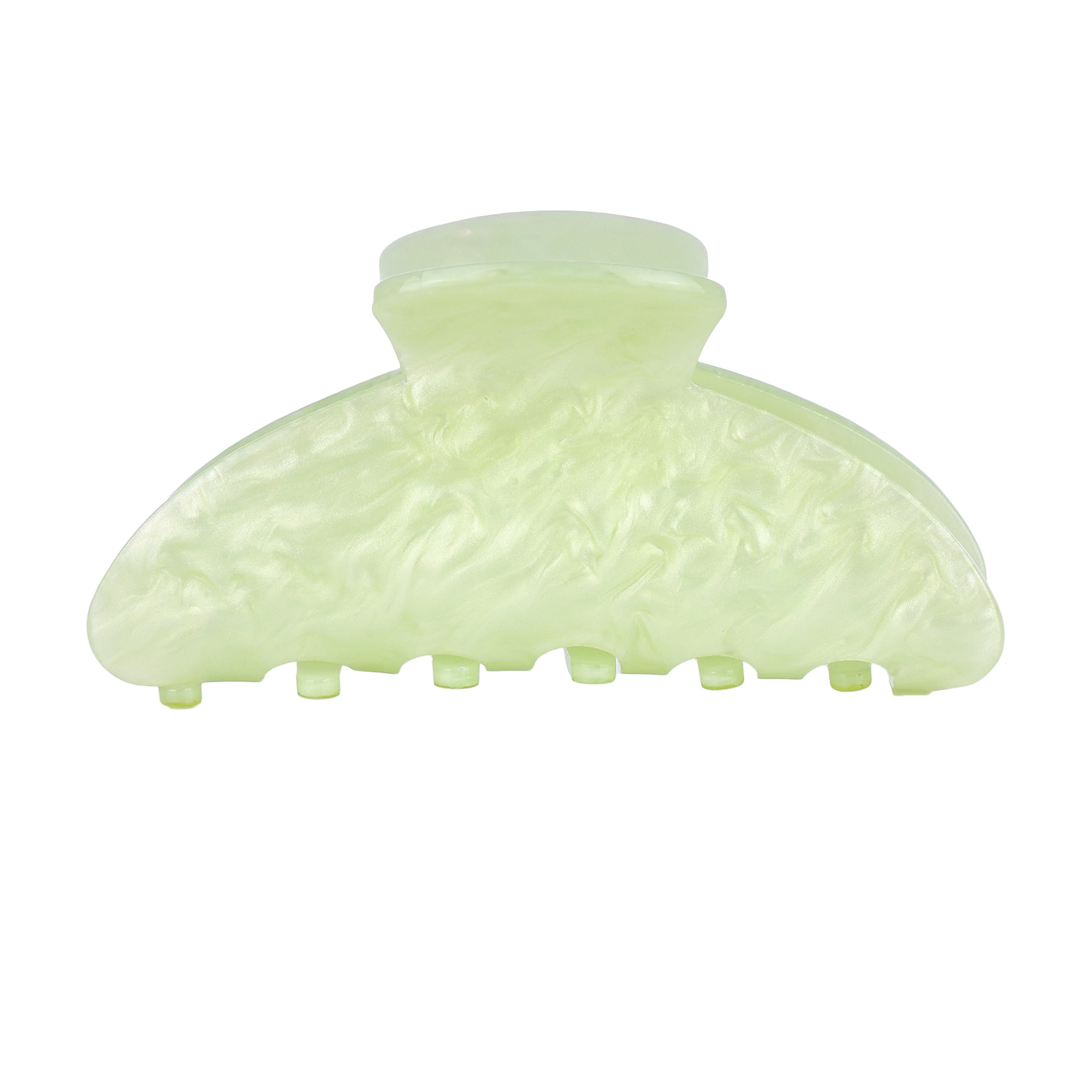 

Заколка-краб для волосся Tito Beauty Nikol перламутр, зелена, 1 шт