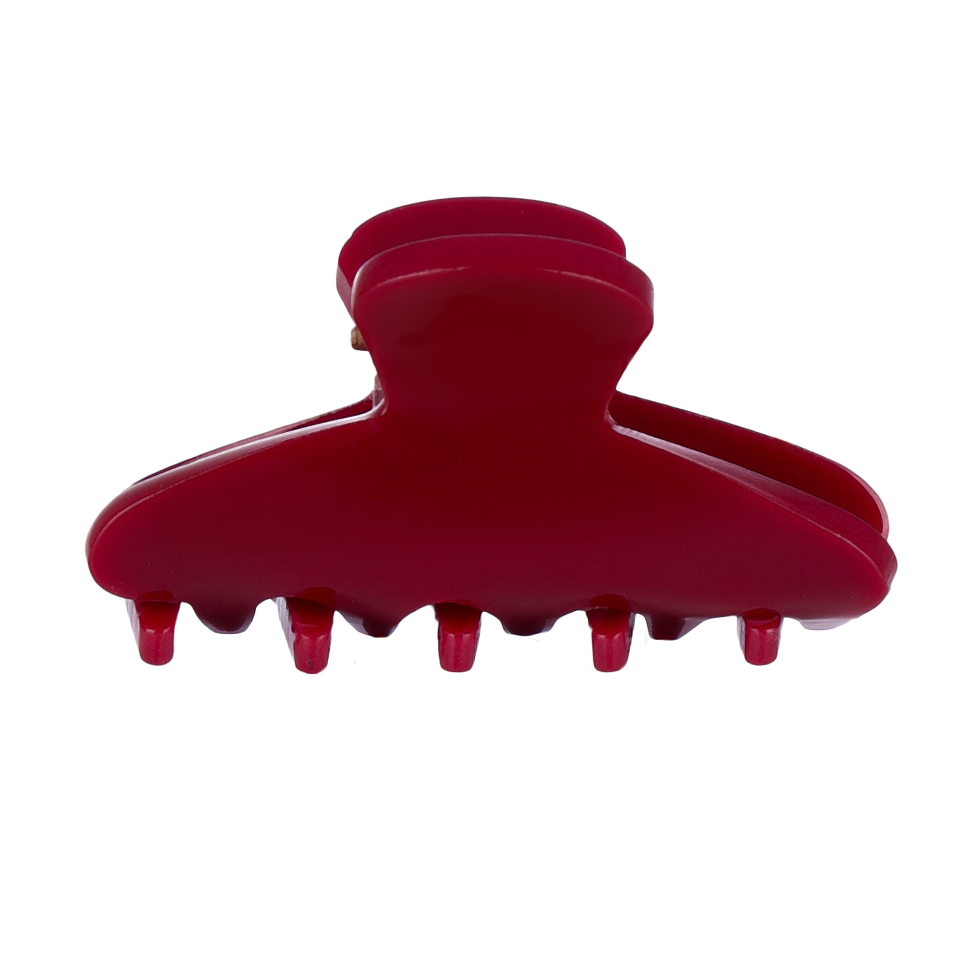 

Заколка-краб для волосся Tito Beauty Mishel бордо, 1 шт