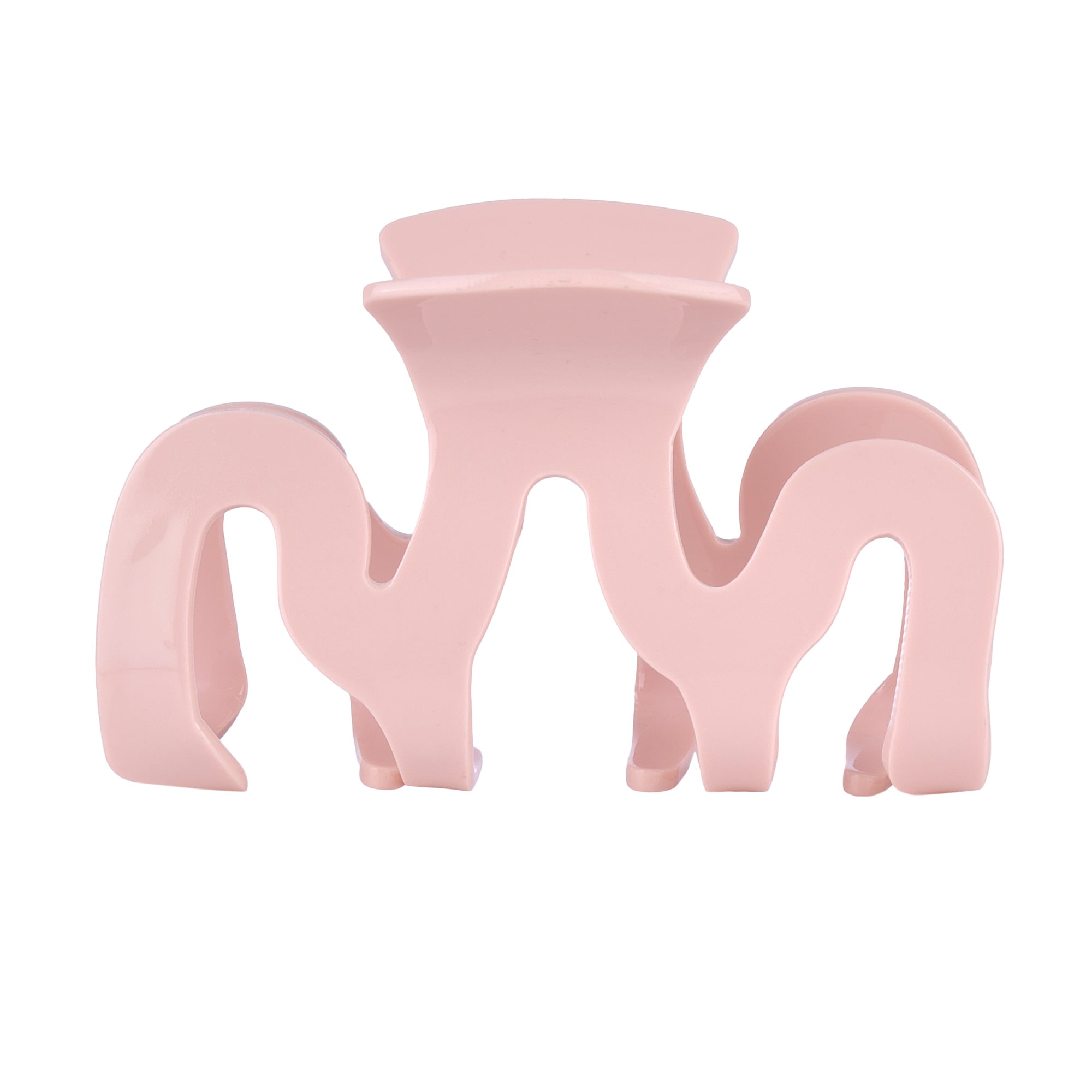 

Заколка-краб для волосся Tito Beauty Gloriya пудрова, 1 шт