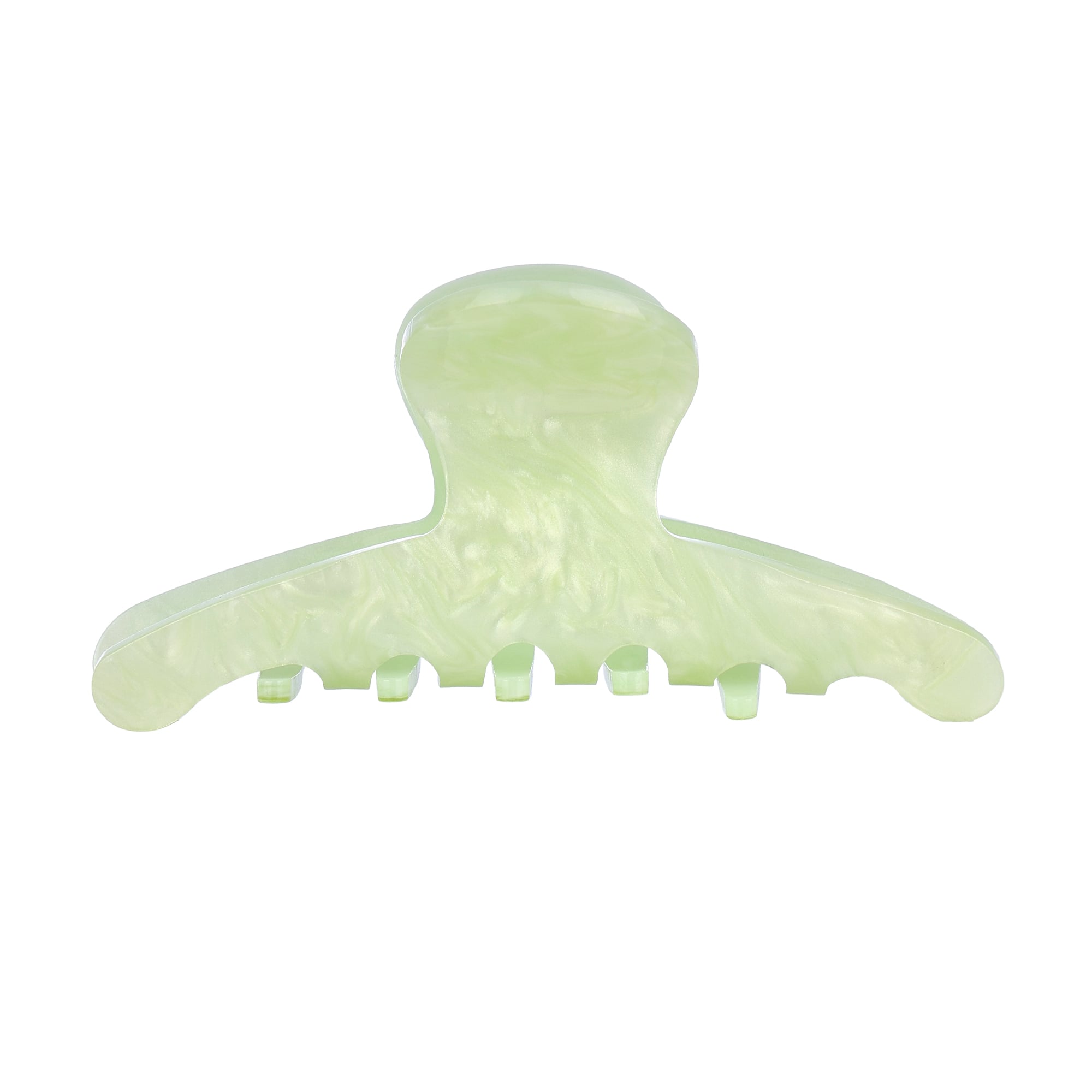 

Заколка-краб для волосся Tito Beauty Ameli перламутр, зелена, 1 шт