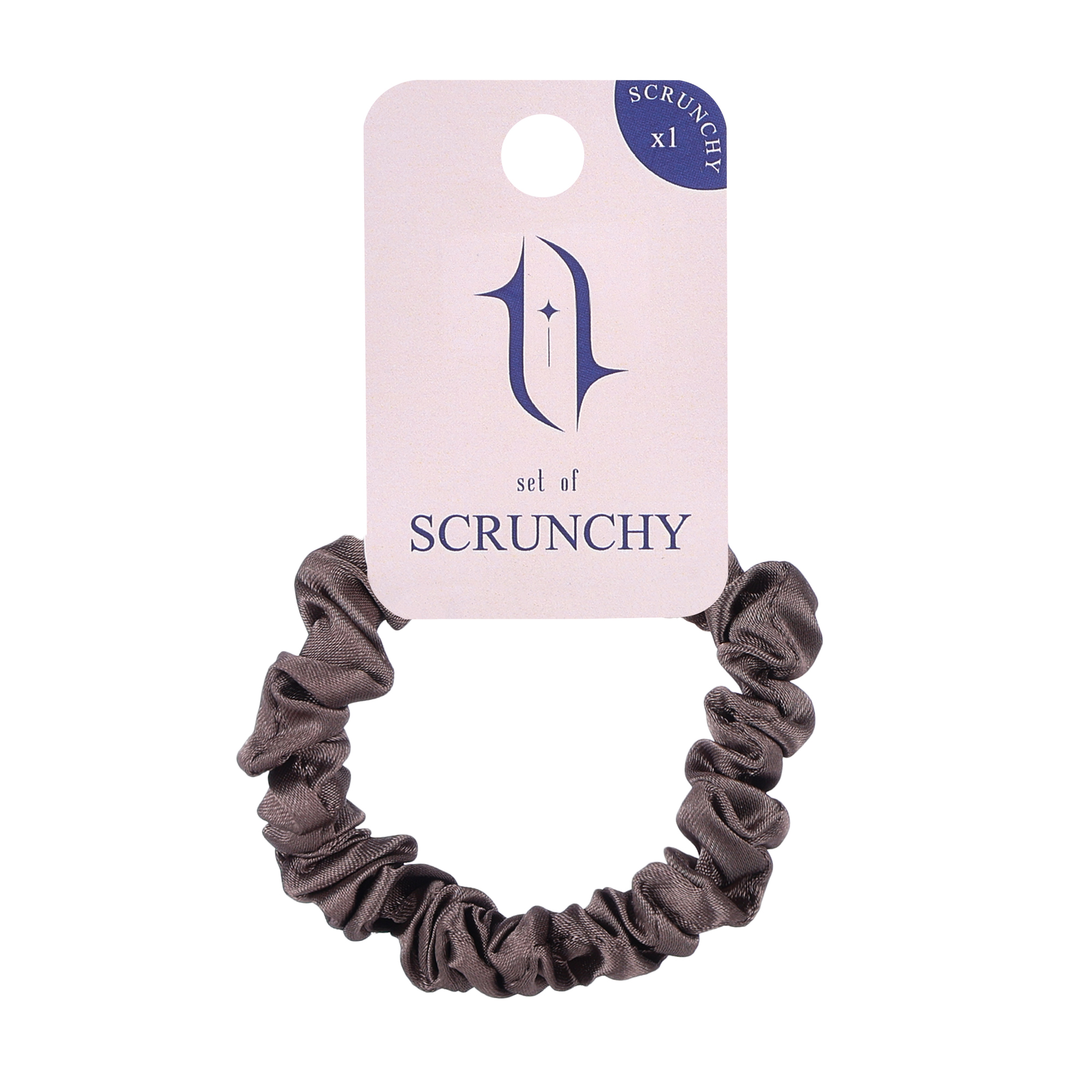 

Резинка для волосся Tito Beauty, срібна, 1 шт