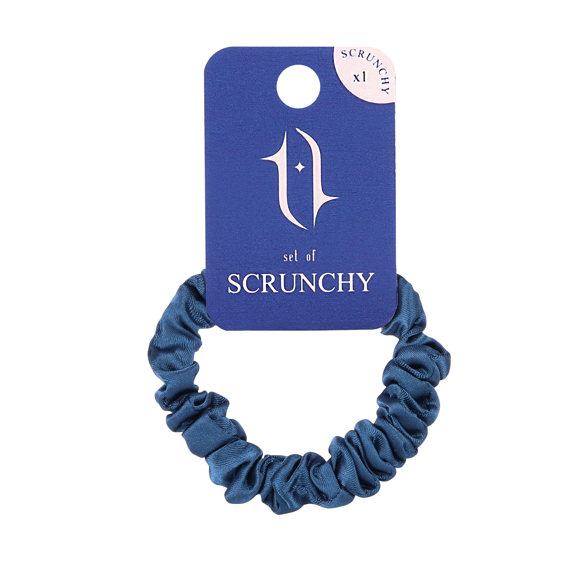 

Резинка для волосся Tito Beauty, сталева синя, 1 шт