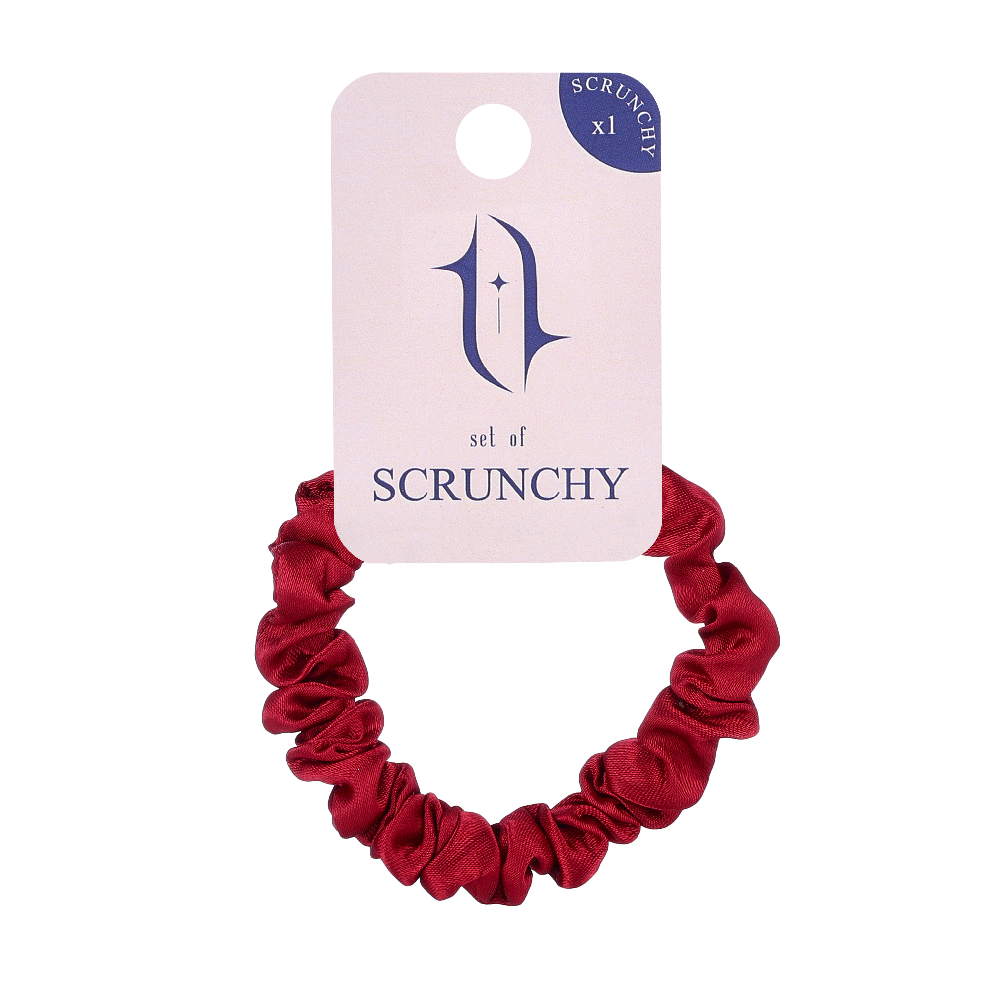 

Резинка для волосся Tito Beauty, червона, 1 шт