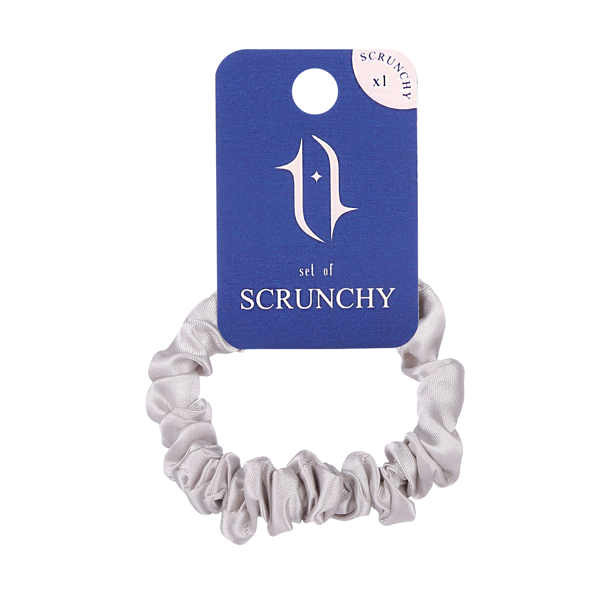 

Резинка для волосся Tito Beauty, бежево-сіра, 1 шт