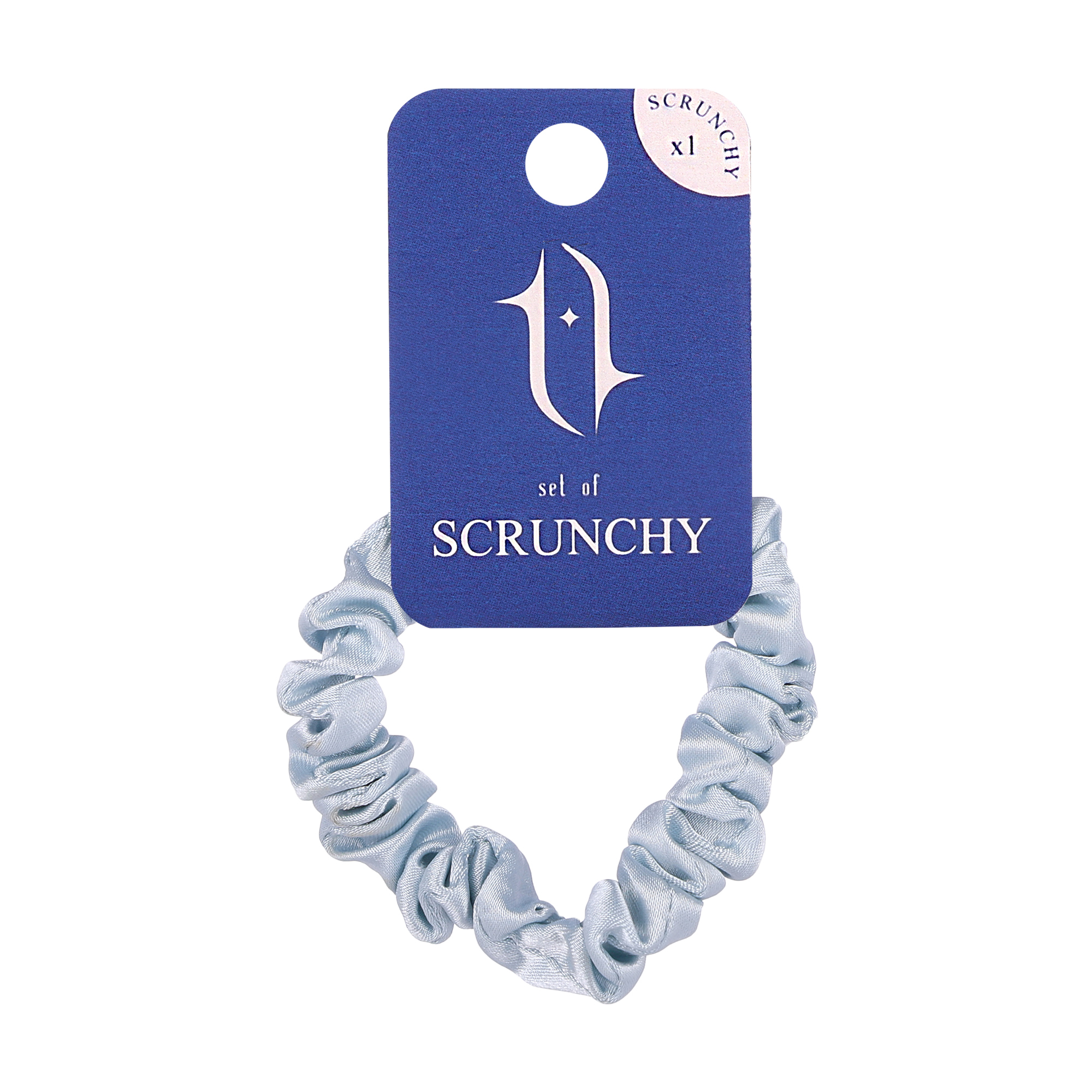 

Резинка для волосся Tito Beauty, блакитна, 1 шт