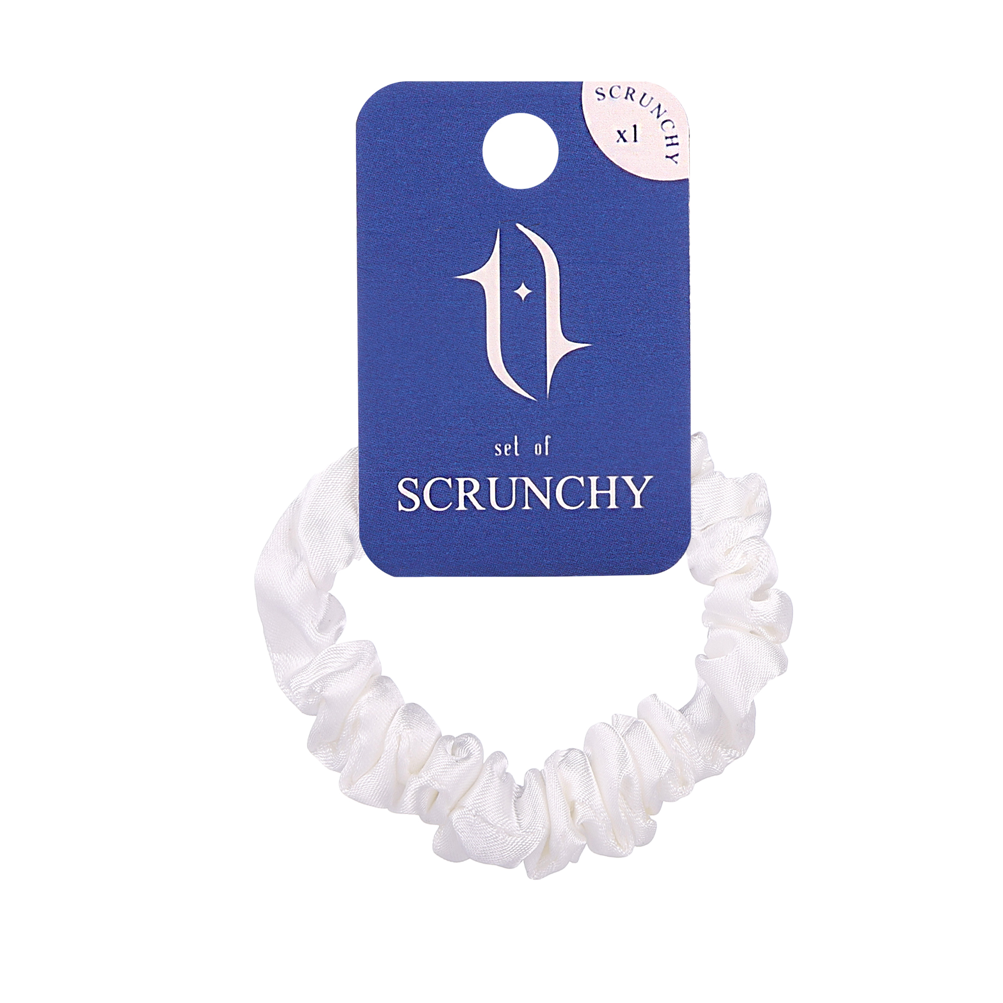 

Резинка для волосся Tito Beauty, перлинно-біла, 1 шт