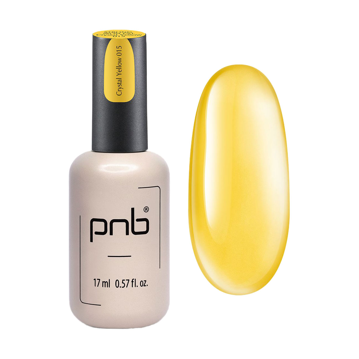 

Гель для моделювання нігтів PNB Strong Iron Gel 015 Crystal Yellow, 17 мл