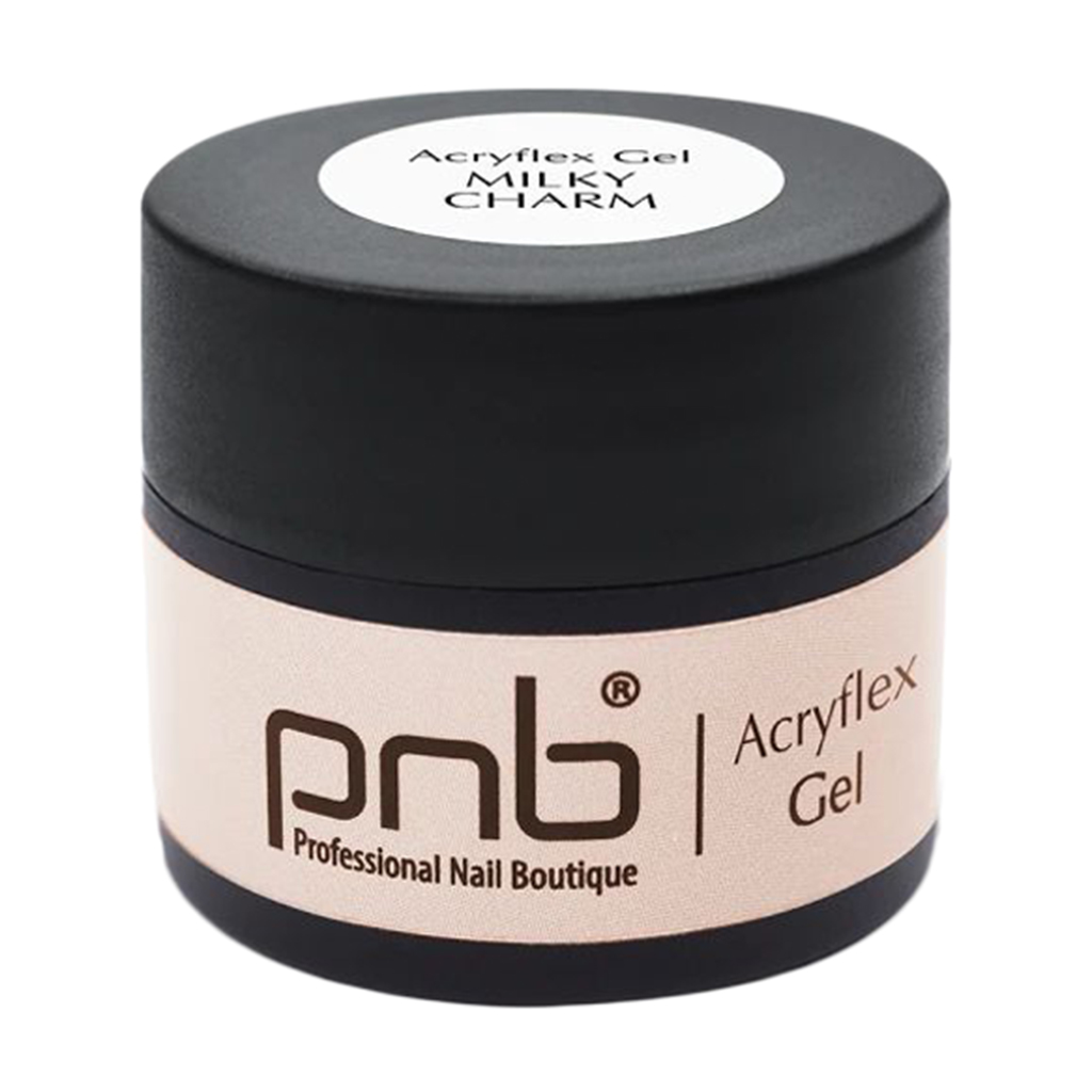 

Полігель для нарощування нігтів PNB Acryflex Gel, Milky Charm, 5 мл