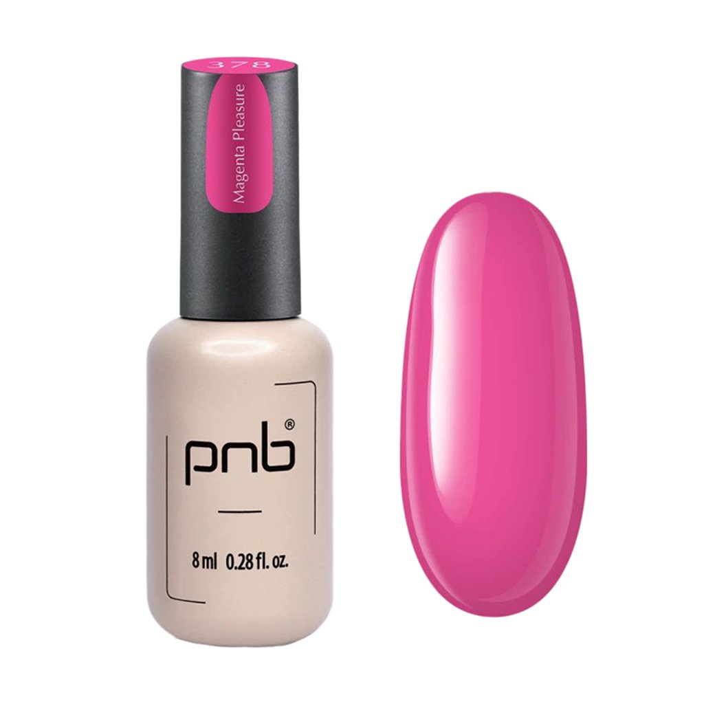 

Гель-лак для нігтів PNB Gel Polish UV/LED 378 Magenta Pleasure, 8 мл