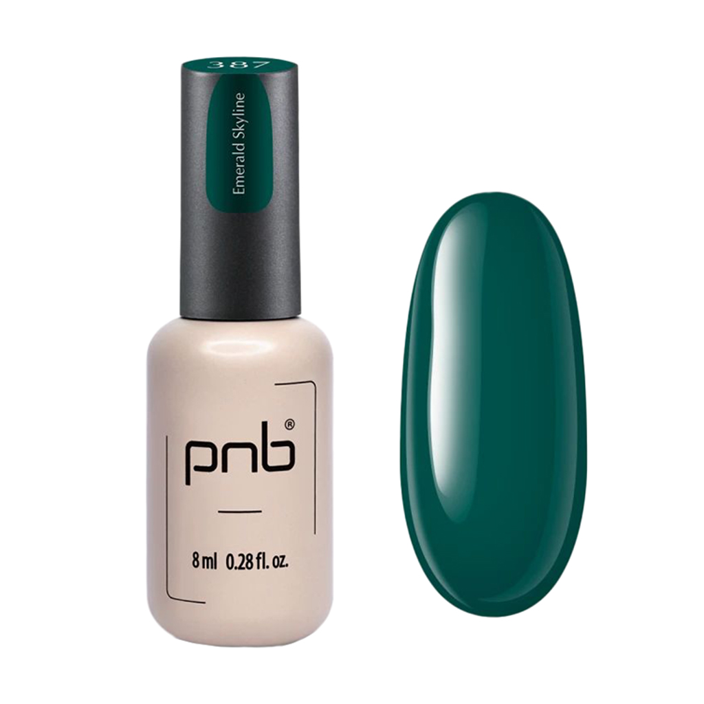 

Гель-лак для нігтів PNB Gel Polish UV/LED 387 Emerald Skyline, 8 мл