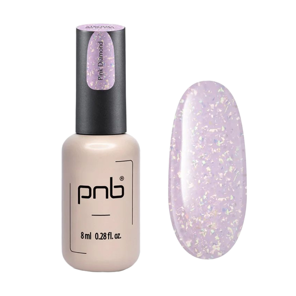 

Гель-архітектор для нігтів PNB UV/LED Strong Iron Gel, Pink Diamond, 8 мл