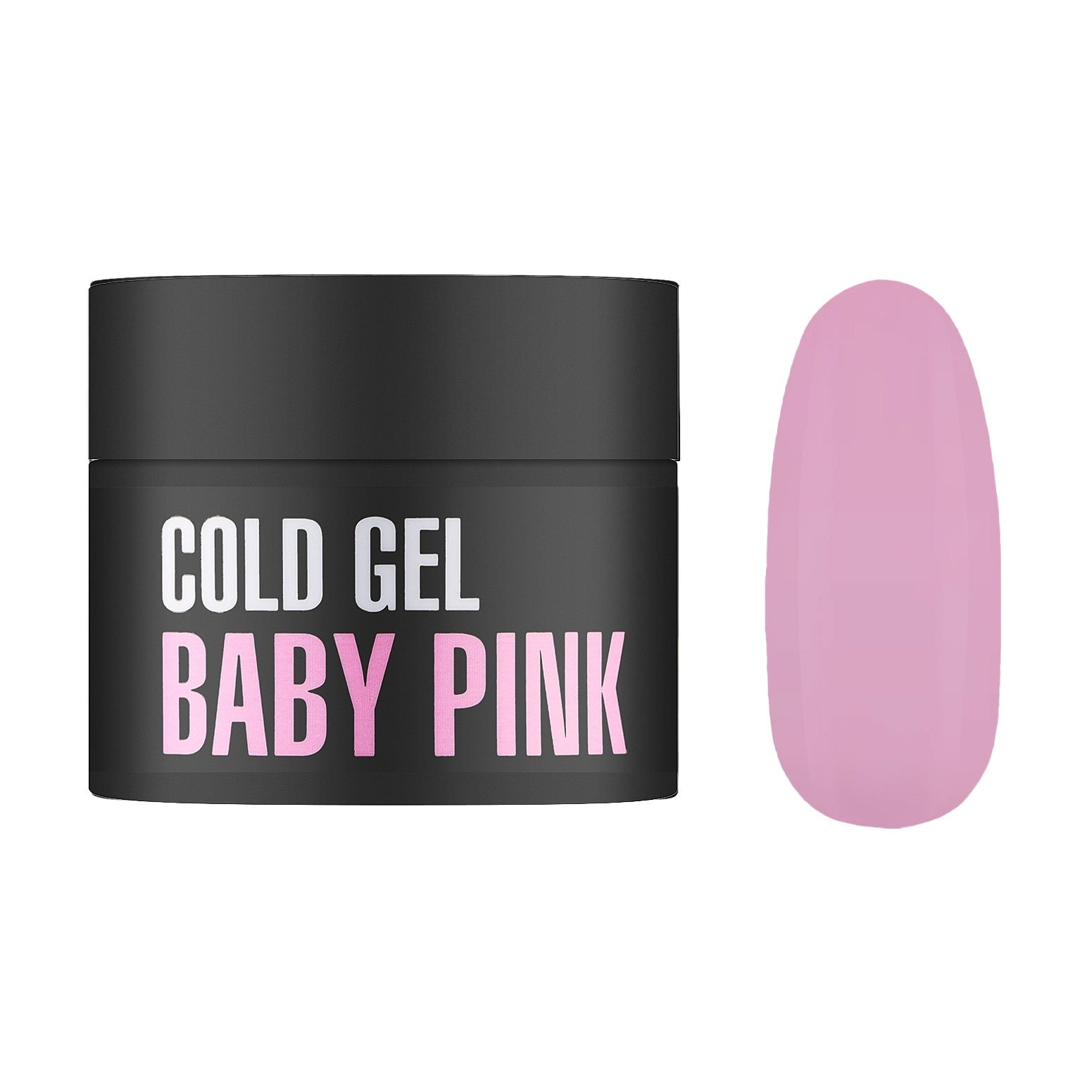 Холодний гель для нігтів Kodi Professional Cold Gel, Baby Pink, 12 мл
