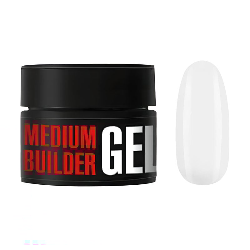 

Моделювальний гель для нігтів Kodi Professional Medium Builder Gel 01 Milk, 13 г