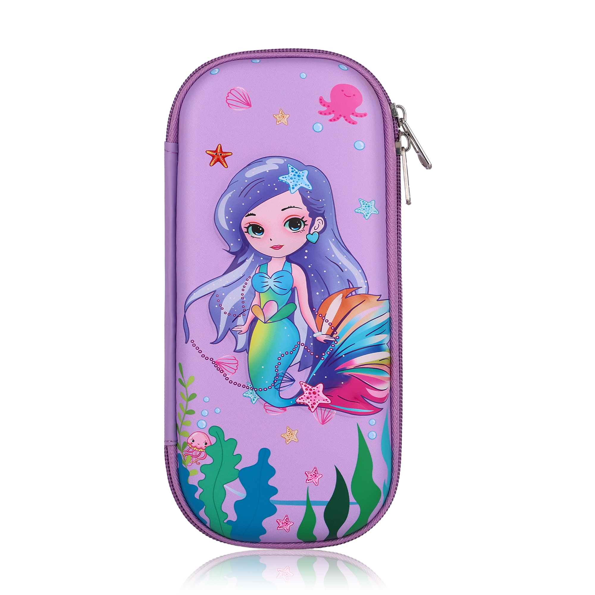 

Дитячий шкільний пенал ZippyWay Фіолетові Мрії, на блискавці, 22*10*4.5 см (25IMS008-5)