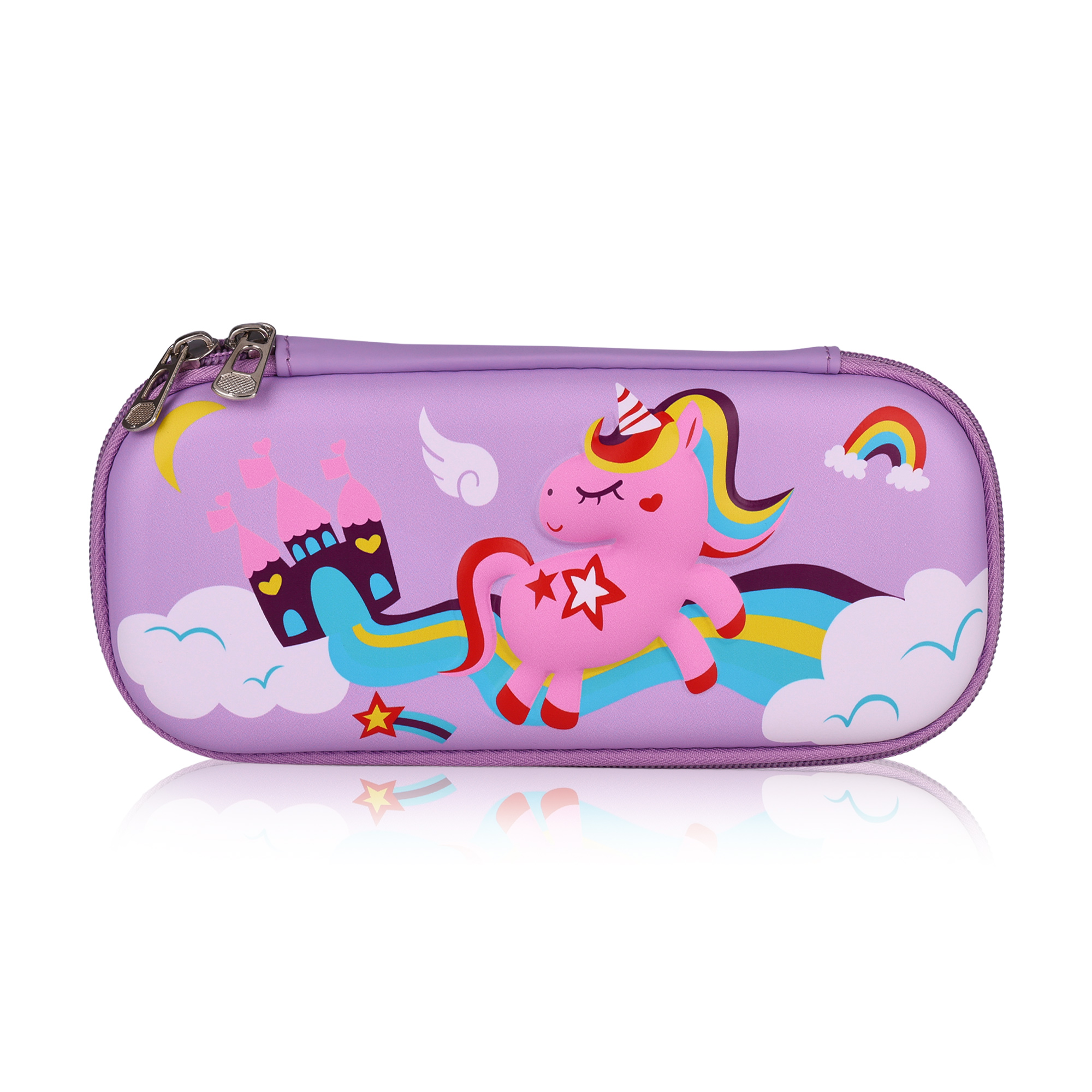 

Дитячий шкільний пенал ZippyWay Рожеві мрії, на блискавці, 22*10*4.5 см (25IMS008-2)