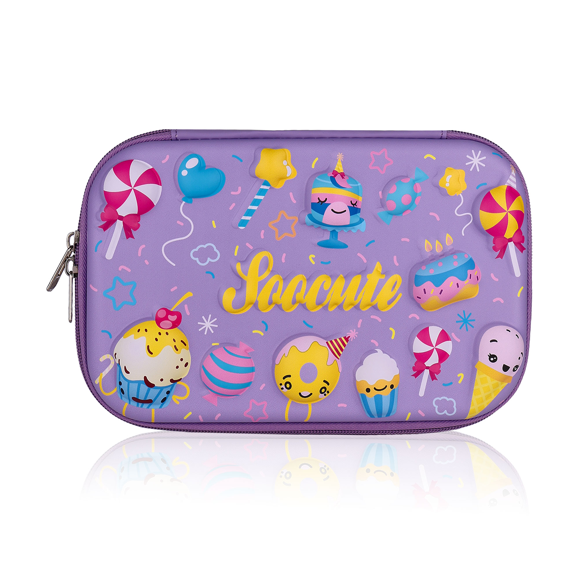 

Дитячий пенал для приладдя ZippyWay Рожеві фантазії, на блискавці, 22*16*4 см (25IMS010-2)