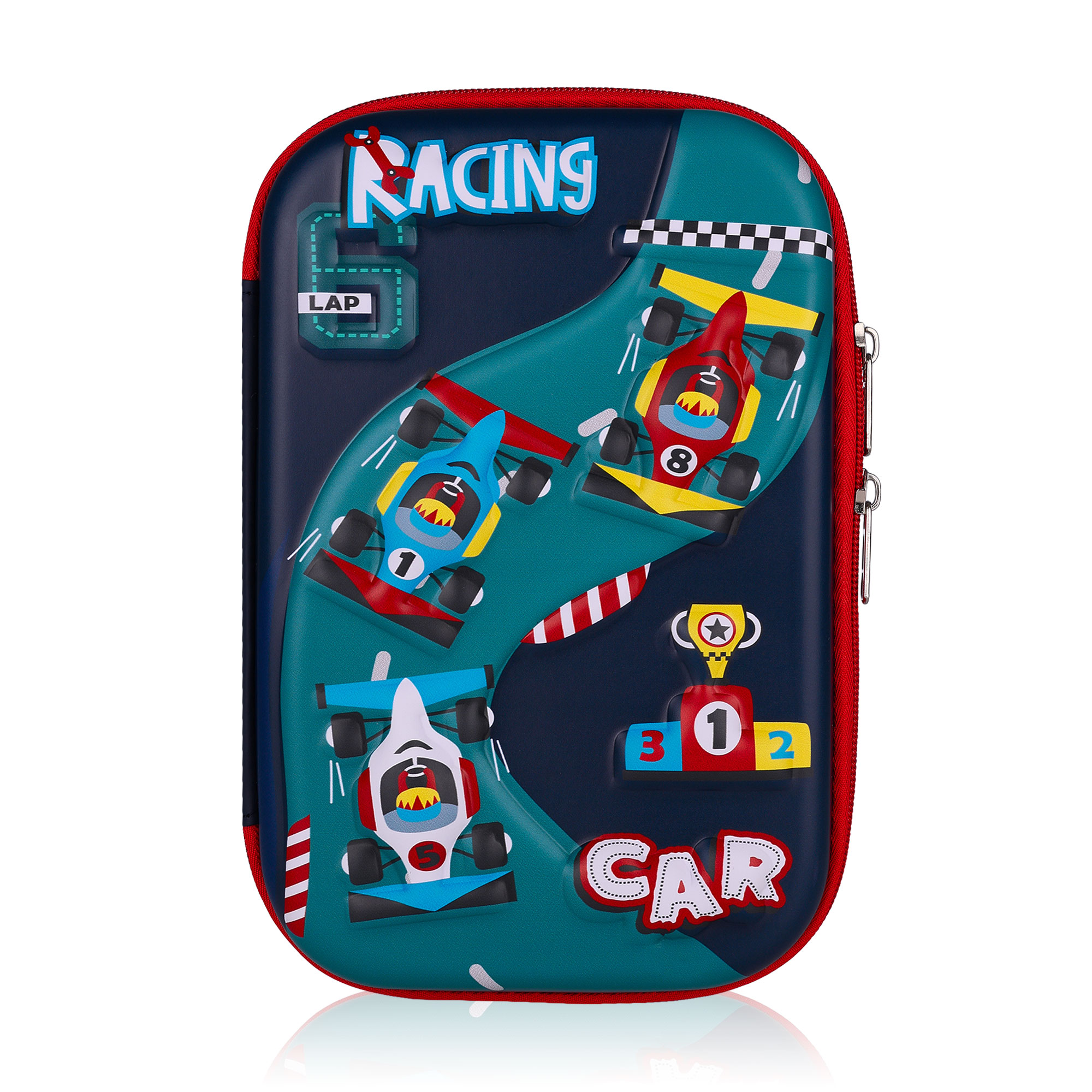 

Дитячий пенал для приладдя ZippyWay Швидкість, на блискавці, 22*16*4 см (25IMS010-3)