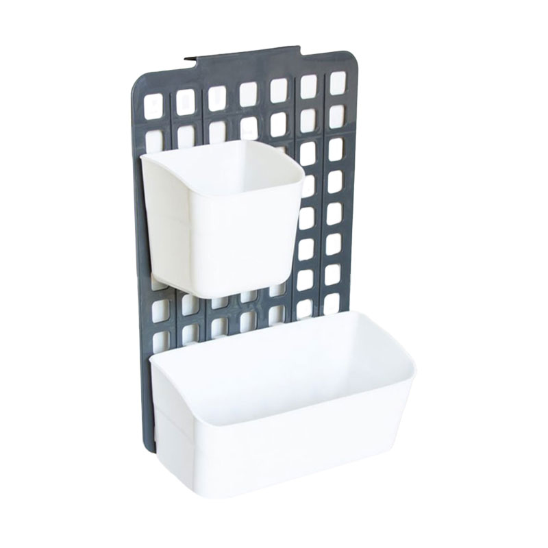 

Органайзер навісній з 2 кошиками Оmak Plastik Deco Bella малий + великий, 11*25*36 см (50829)