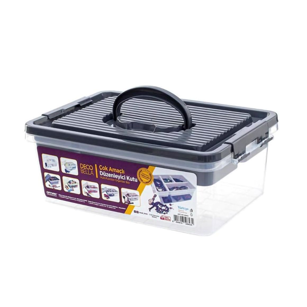 

Органайзер для зберігання Оmak Plastik Deco Bella універсальний, 21*31*11.8 см (50843)