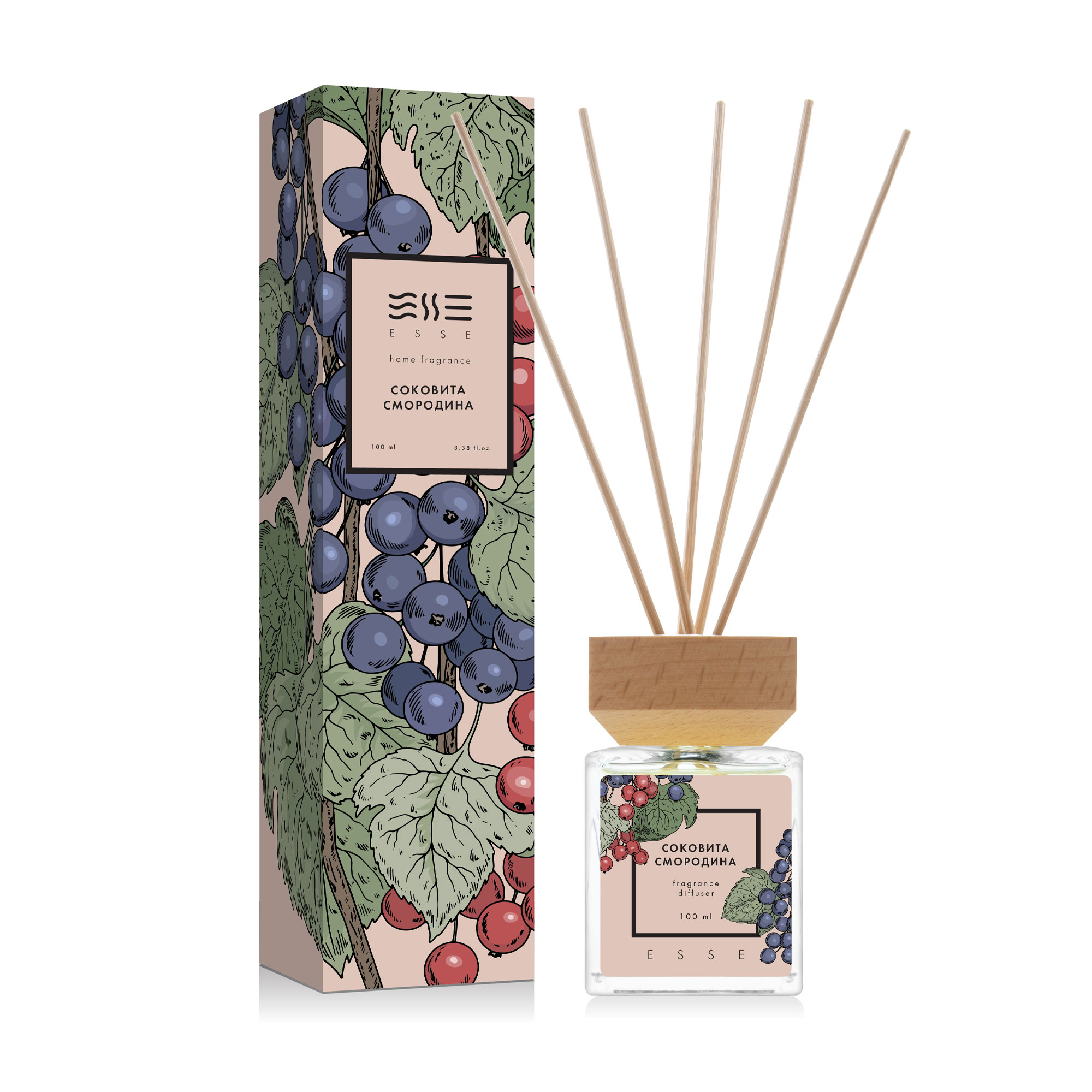 

Аромадифузор Esse Home Соковита смородина, 100 мл