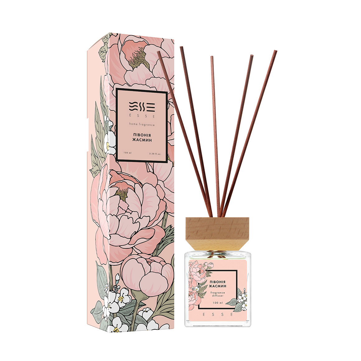 

Аромадифузор Esse Home Півонія та жасмин, 100 мл