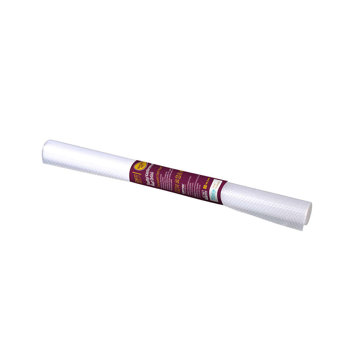 

Килимок для полиць Omak Plastik DecoBella прозорий, 125*50 см (83113)
