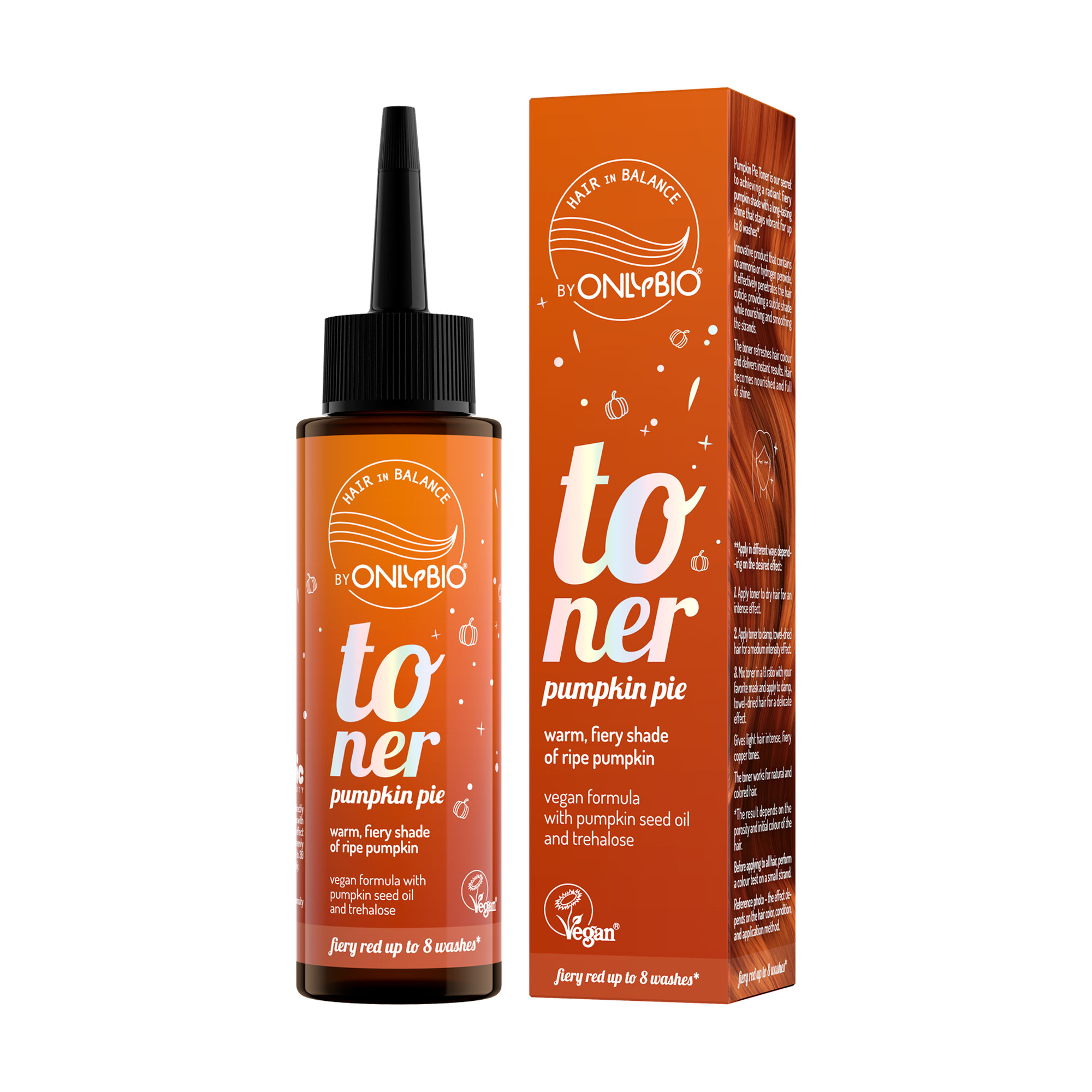 

Тонер для волосся OnlyBio Hair in Balance Toner, Pumpkin Pie, 100 мл