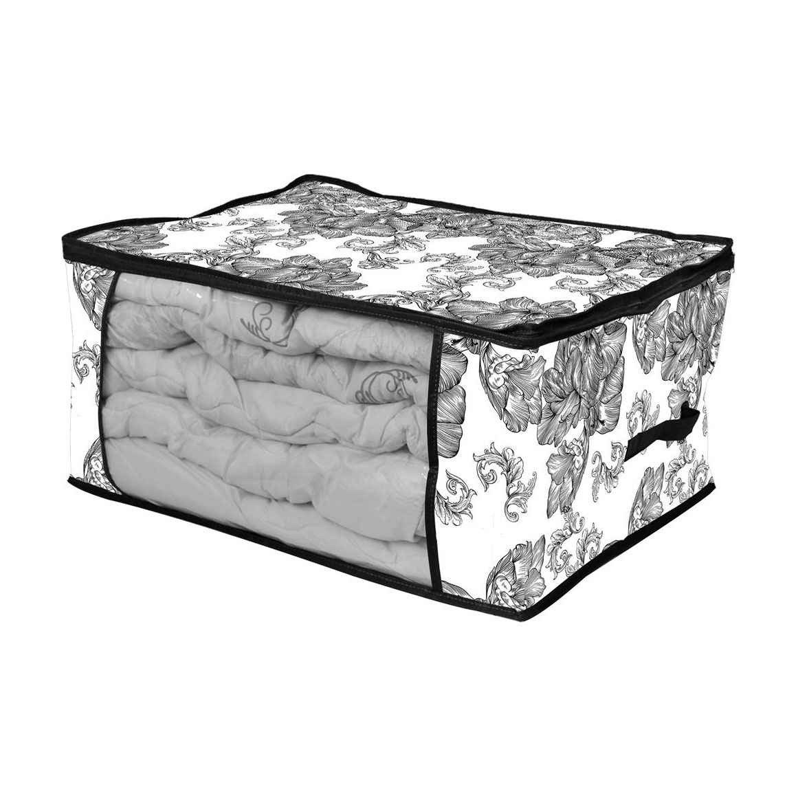 

Чохол для білизни Idea Home Anthracite Flowers, 60*45*30 см (NP-115 д/білизни Anthracite Flowers)